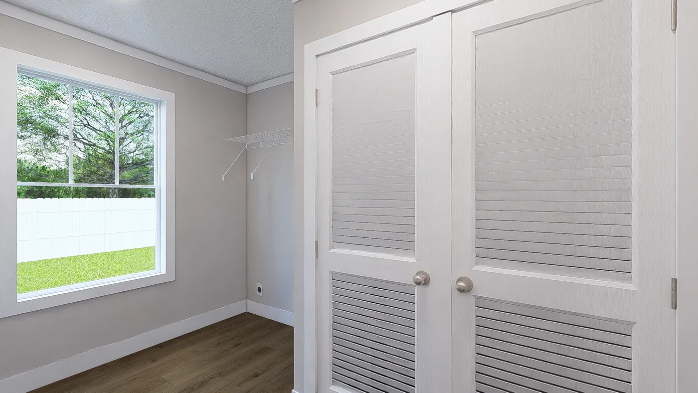 The LIMELIGHT Utility Room. This Manufactured Mobile Home features 3 bedrooms and 2 baths.