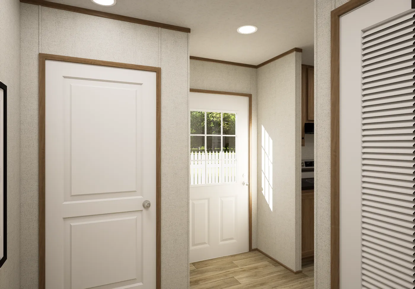 The GROVE Utility Room. This Manufactured Mobile Home features 3 bedrooms and 2 baths.