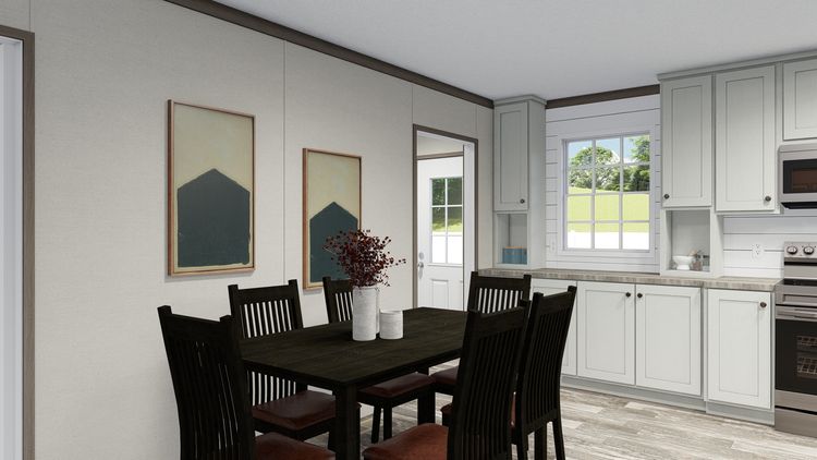 The ULTRA PRO 4 BR 28X56 Dining Room. This Manufactured Mobile Home features 4 bedrooms and 2 baths.