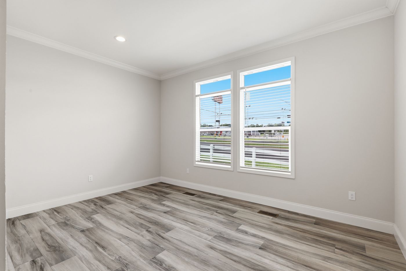 The THE SUMMIT Guest Bedroom. This Manufactured Mobile Home features 3 bedrooms and 2 baths.
