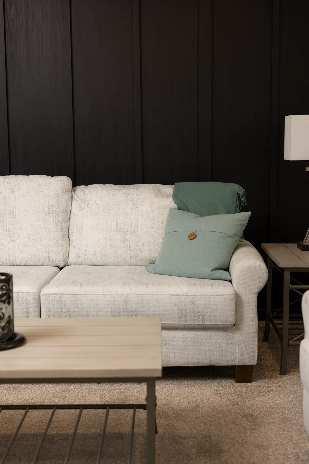 The HEY JUDE Living Room. This Manufactured Mobile Home features 4 bedrooms and 2 baths.