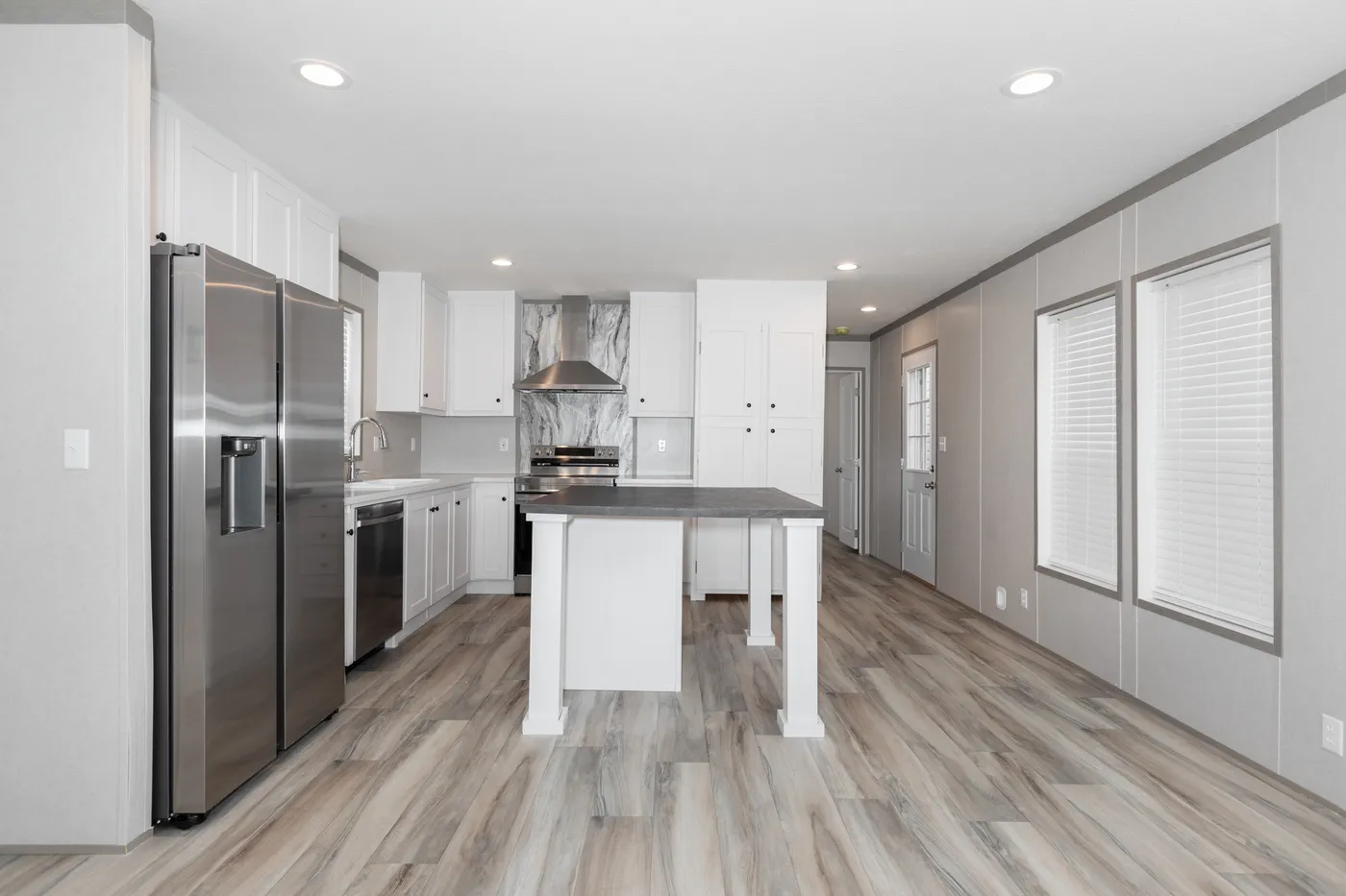 The THE PANTRY HOUSE Kitchen. This Manufactured Mobile Home features 3 bedrooms and 2 baths.