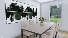 The LOVELY DAY Dining Area. This Manufactured Mobile Home features 4 bedrooms and 2 baths.