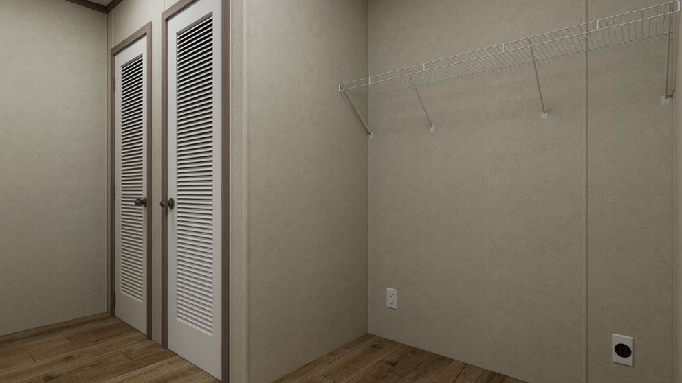 The 5224-CC55 STONEBRIDGE 52 Utility Room. This Manufactured Mobile Home features 3 bedrooms and 2 baths.