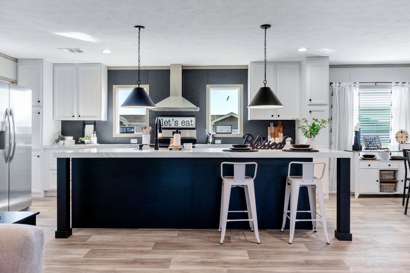 The ANATOLIA XL Kitchen. This Manufactured Mobile Home features 3 bedrooms and 2 baths.