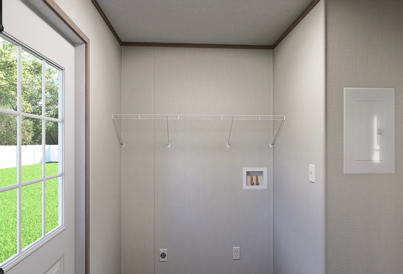 The OASIS Utility Room. This Manufactured Mobile Home features 3 bedrooms and 2 baths.