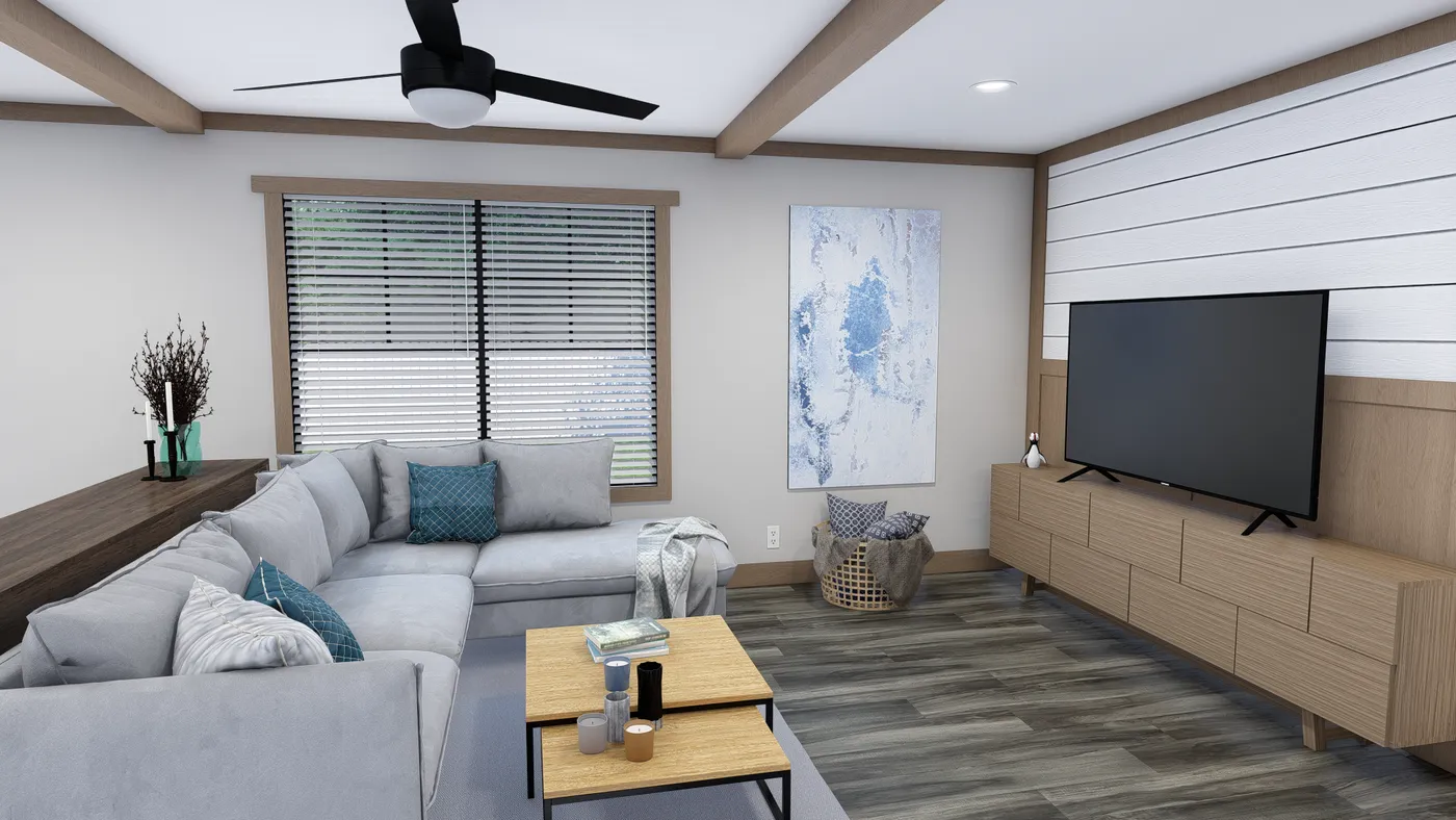 The TINSLEY Den. This Manufactured Mobile Home features 4 bedrooms and 2 baths.