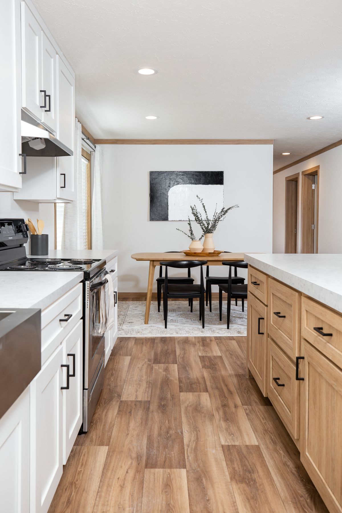 The WILDER Kitchen. This Manufactured Mobile Home features 3 bedrooms and 2 baths.