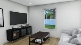 The IMAGINE Living Room. This Manufactured Mobile Home features 1 bedroom and 1 bath.