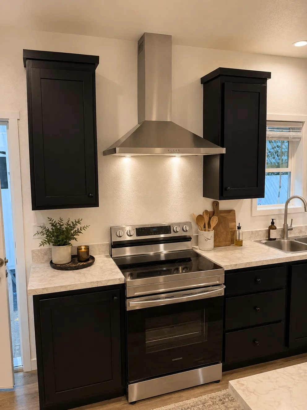 The ARIA Kitchen. This Manufactured Mobile Home features 3 bedrooms and 2 baths.