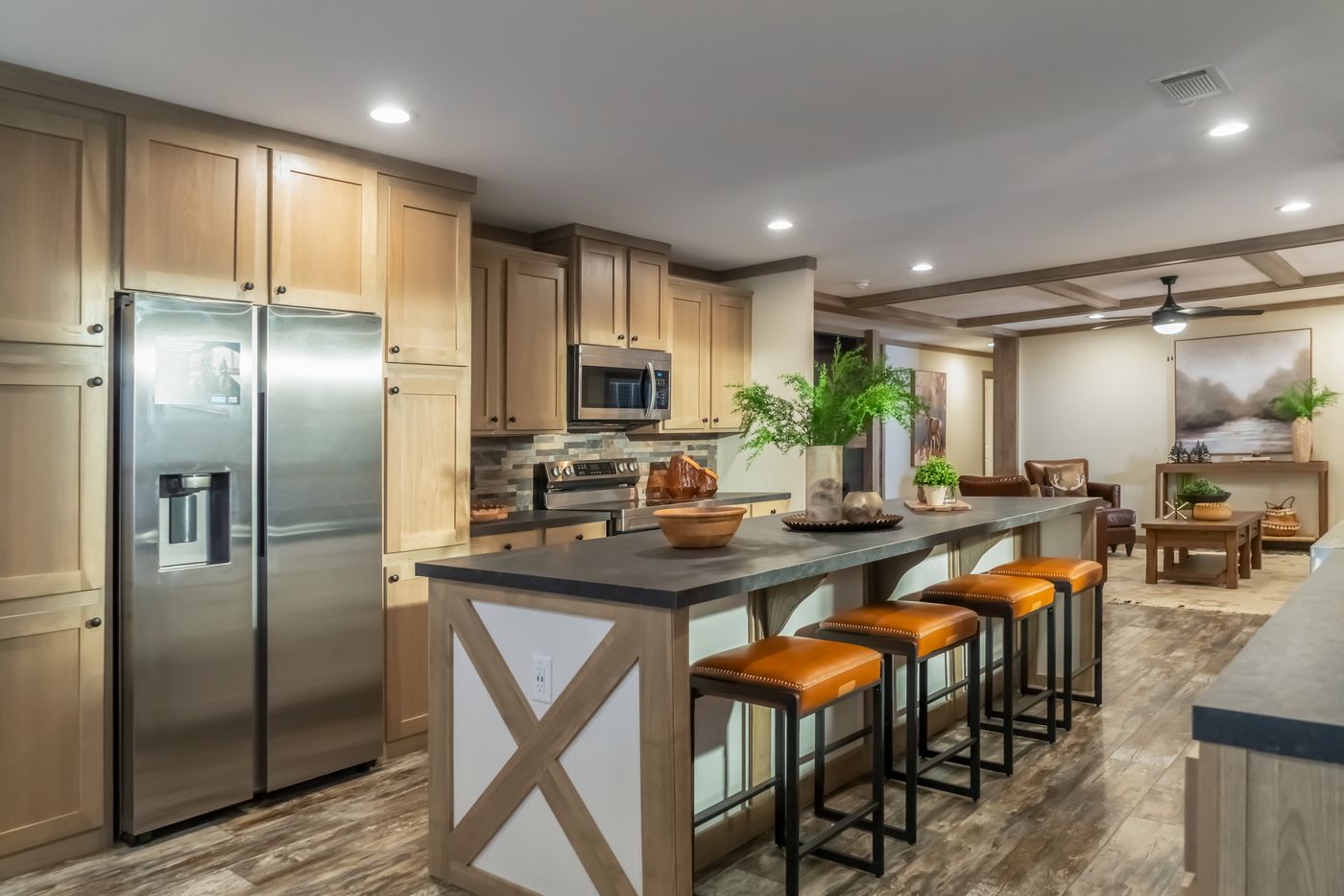 The BOUJEE PREMIER Kitchen. This Manufactured Mobile Home features 4 bedrooms and 2 baths.