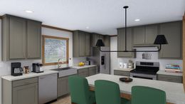 The LAYLA Kitchen. This Manufactured Mobile Home features 4 bedrooms and 2 baths.