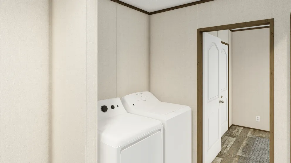The GRAND LIVING 72A Exterior. This Manufactured Mobile Home features 3 bedrooms and 2 baths.