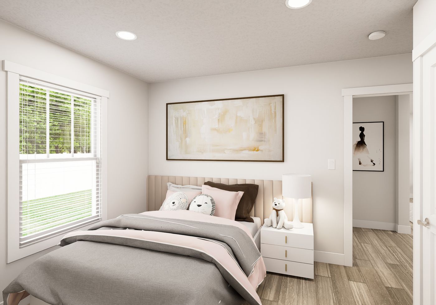 The RIGHT CHOICE 108 Bedroom. This Manufactured Mobile Home features 3 bedrooms and 2 baths.