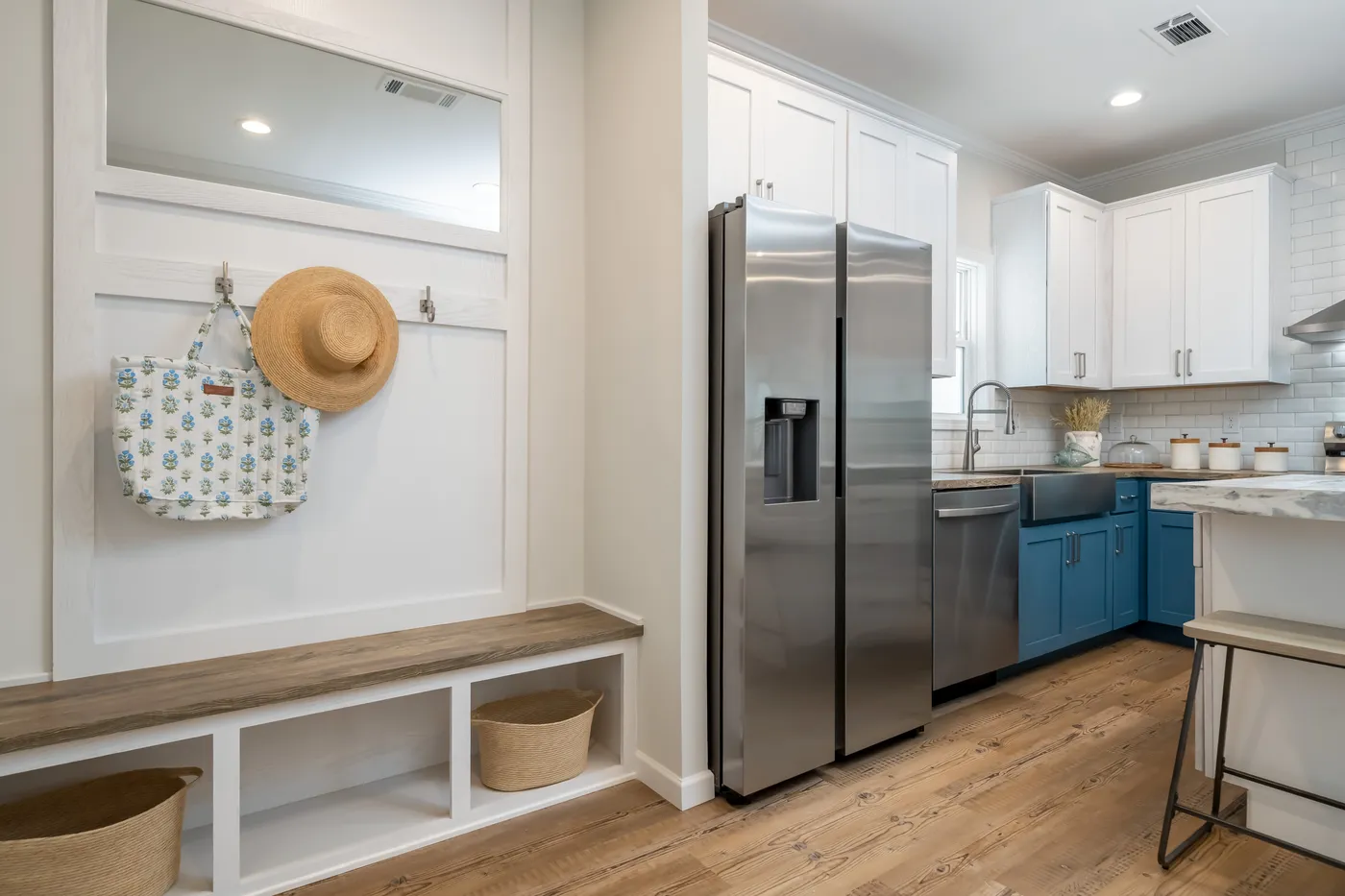 The TIFFANY Kitchen. This Manufactured Mobile Home features 2 bedrooms and 2 baths.