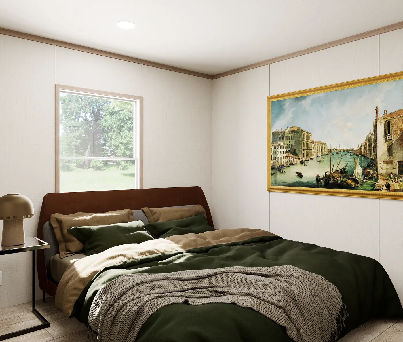 The ULTRA FLEX 60 Bedroom. This Manufactured Mobile Home features 3 bedrooms and 2 baths.