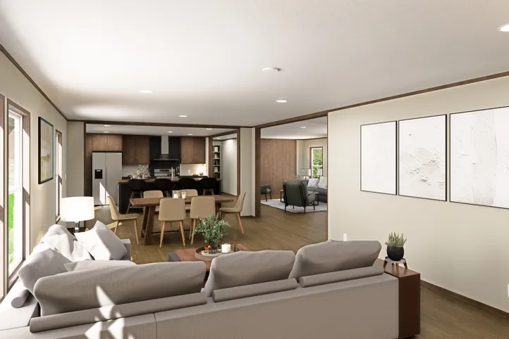 The EVEREST Foyer. This Manufactured Mobile Home features 4 bedrooms and 2 baths.