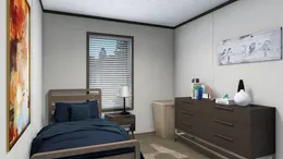 The 5228-E785 THE PULSE Bedroom. This Manufactured Mobile Home features 3 bedrooms and 2 baths.