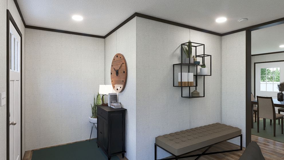 The GLIMPSE Foyer. This Manufactured Mobile Home features 3 bedrooms and 2 baths.