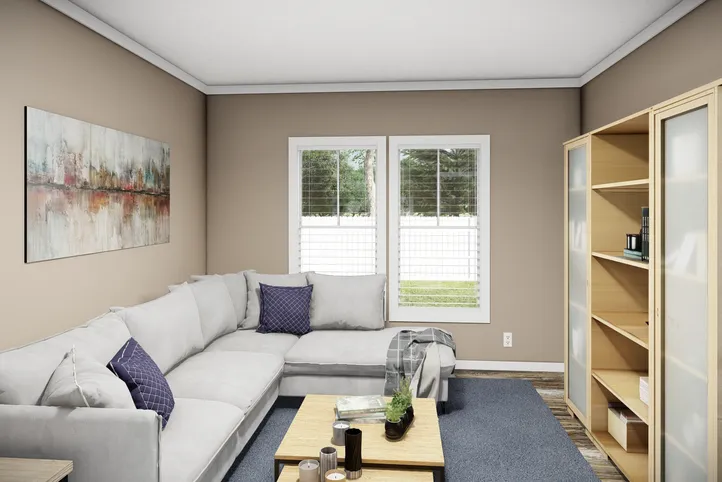 The THE LLOYD II Den. This Manufactured Mobile Home features 3 bedrooms and 2 baths.