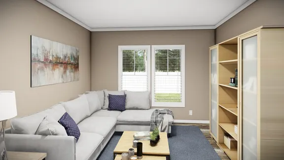 The THE LLOYD II Den. This Manufactured Mobile Home features 3 bedrooms and 2 baths.