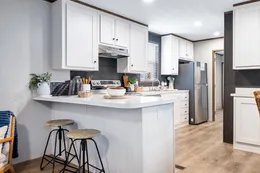 The SELECT 16723A Kitchen. This Manufactured Mobile Home features 3 bedrooms and 2 baths.