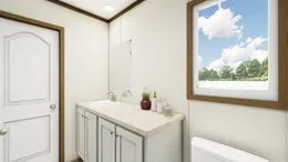 The ESSENCE Primary Bathroom. This Manufactured Mobile Home features 3 bedrooms and 2 baths.