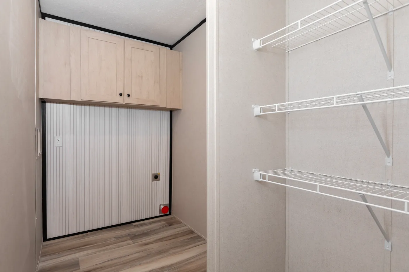 The THE FUJI Utility Room. This Manufactured Mobile Home features 3 bedrooms and 2 baths.