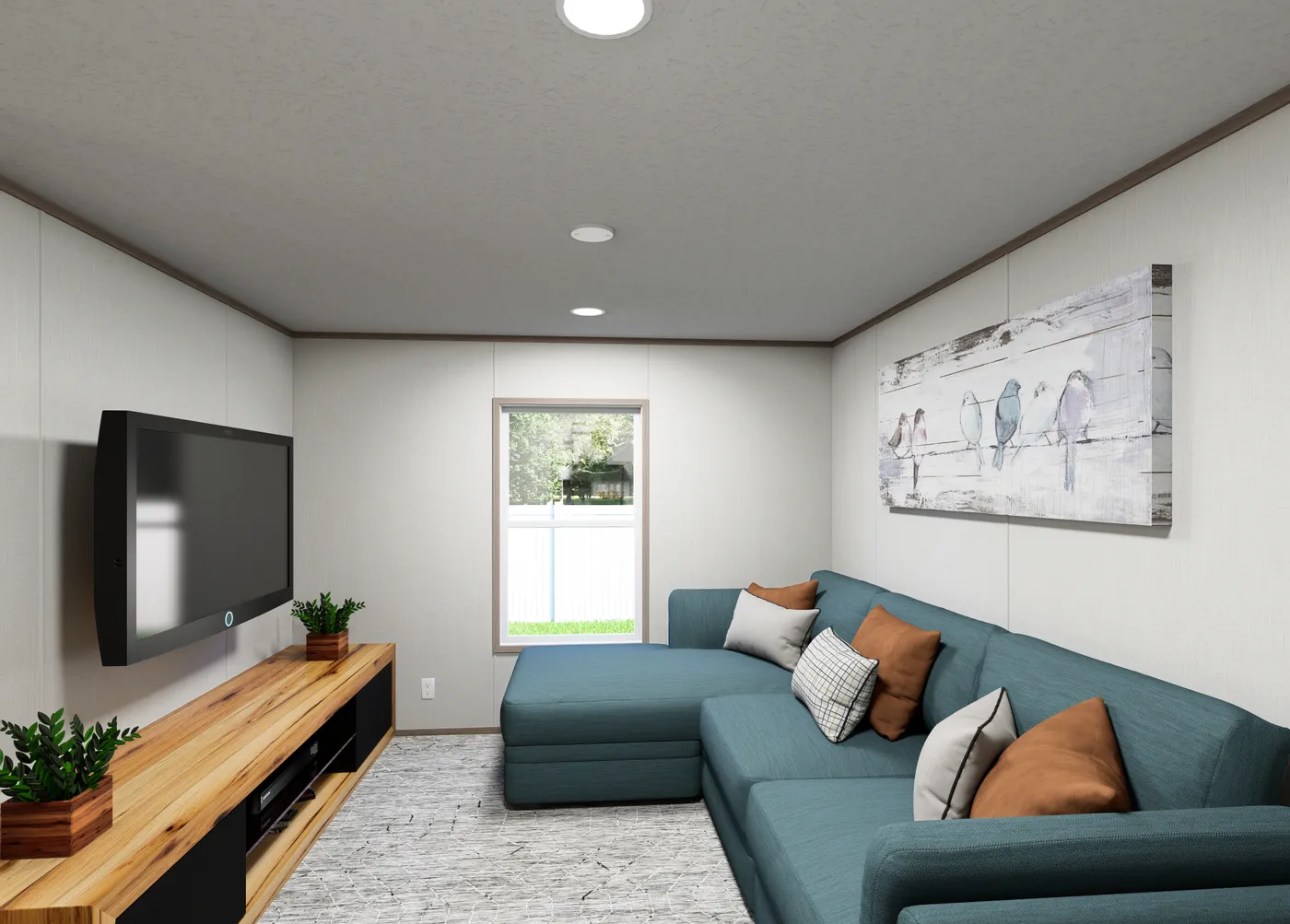 The ASPIRE Flex. This Manufactured Mobile Home features 3 bedrooms and 2 baths.