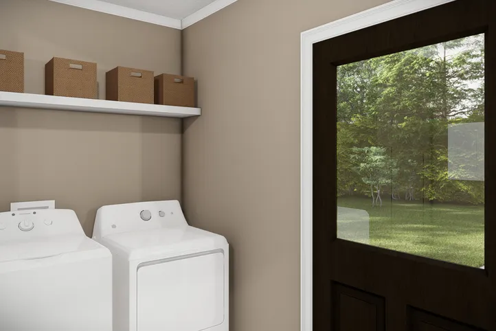 The THE BANDON Utility Room. This Manufactured Mobile Home features 3 bedrooms and 2 baths.