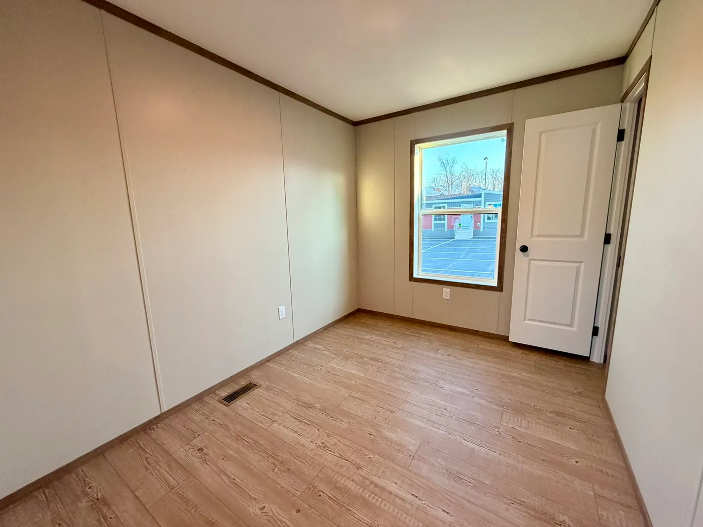 The BERYL Guest Bedroom. This Manufactured Mobile Home features 3 bedrooms and 2 baths.