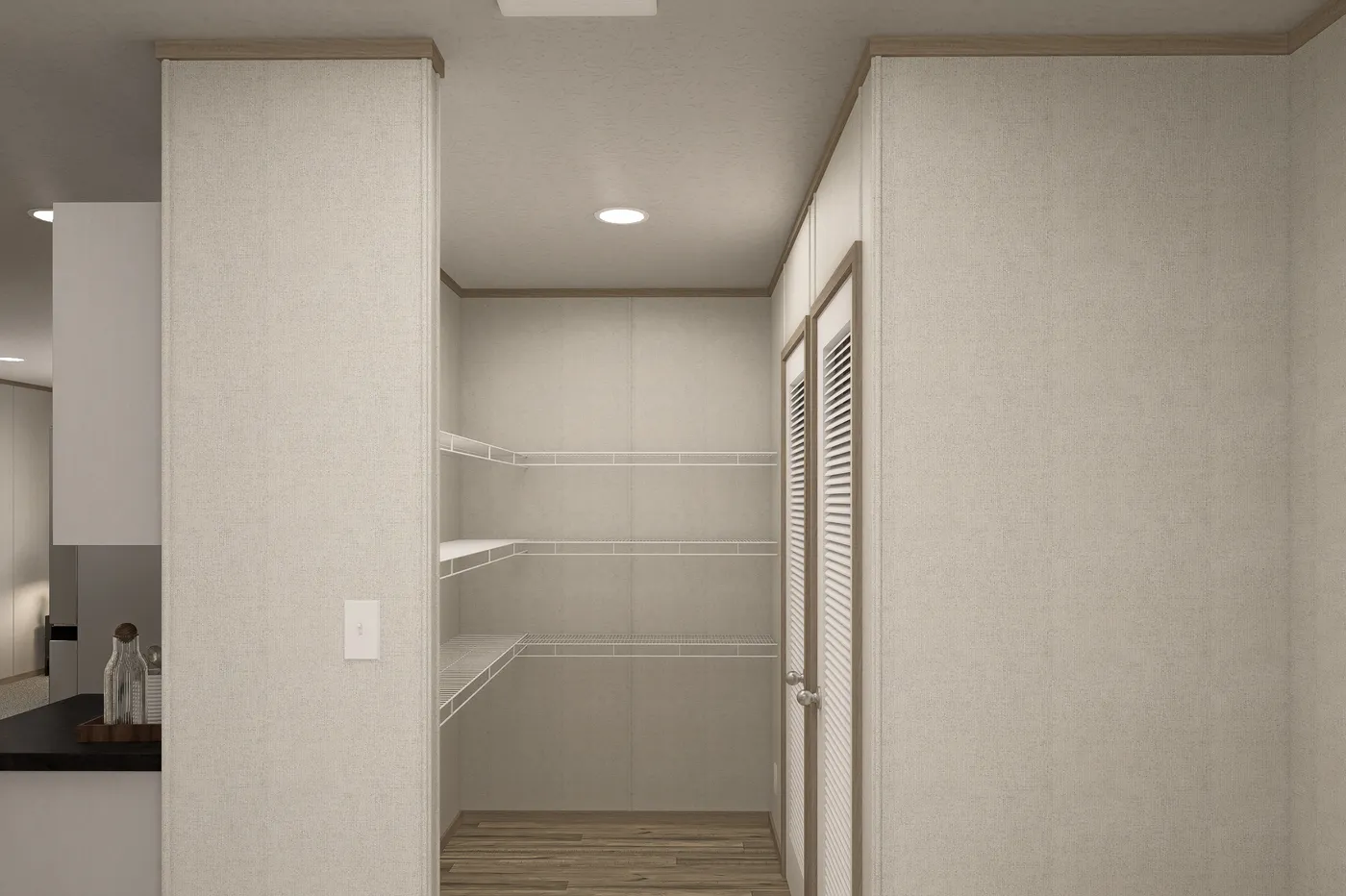 The THE EAGLE 76 Kitchen. This Manufactured Mobile Home features 5 bedrooms and 2 baths.