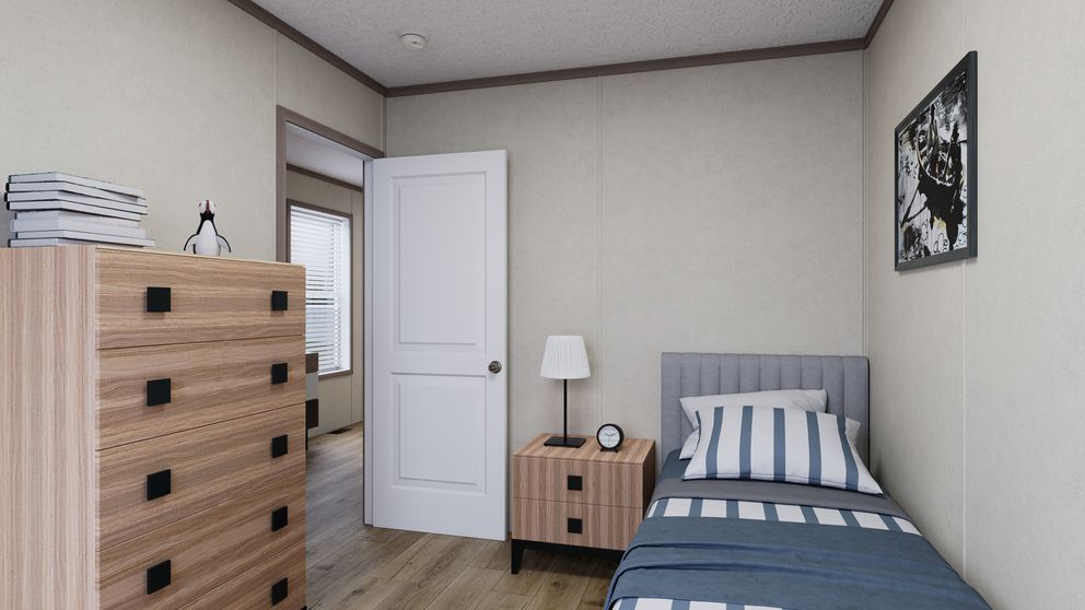 The 5216-CC05 OASIS 52 Bedroom. This Manufactured Mobile Home features 2 bedrooms and 1 bath.