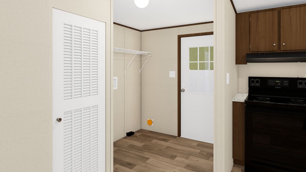 The EXCITEMENT Utility Room. This Manufactured Mobile Home features 3 bedrooms and 2 baths.