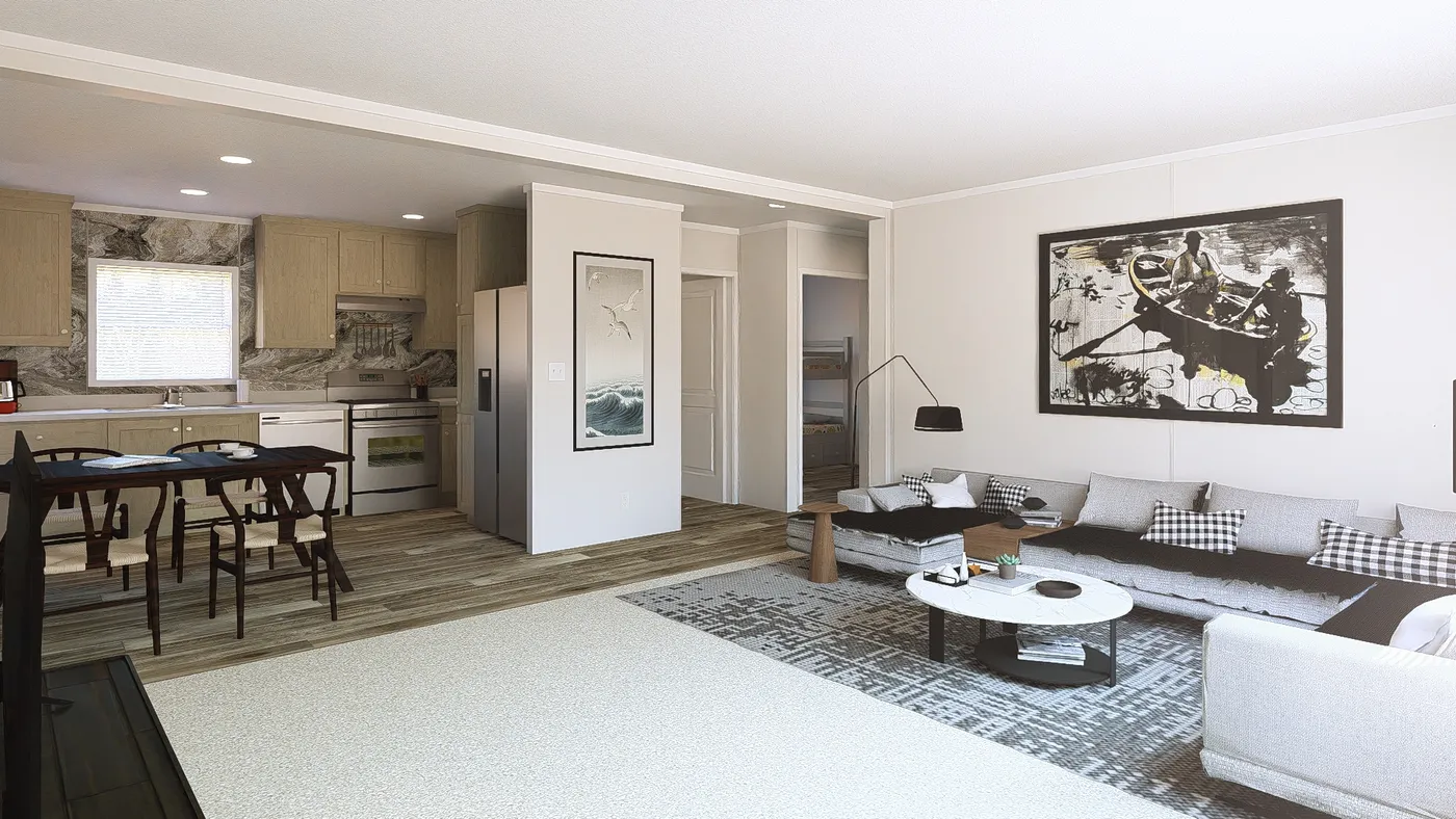 The ZIRCON Foyer. This Manufactured Mobile Home features 3 bedrooms and 2 baths.