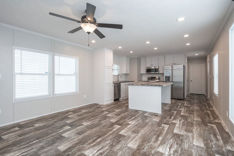 The WILLOW Kitchen. This Manufactured Mobile Home features 3 bedrooms and 2 baths.