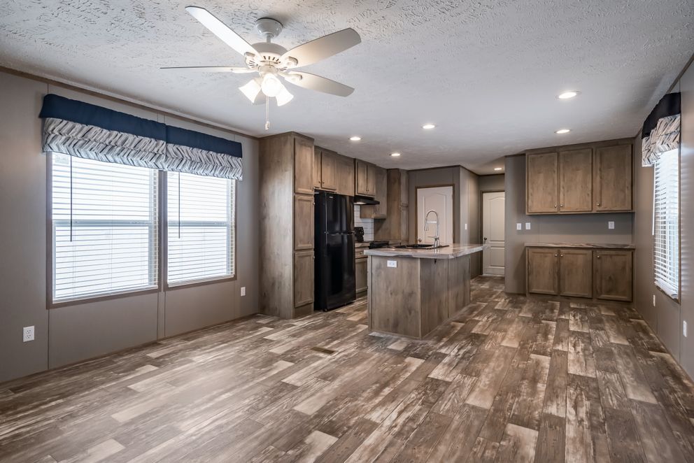The PEYTON Exterior. This Manufactured Mobile Home features 3 bedrooms and 2 baths.