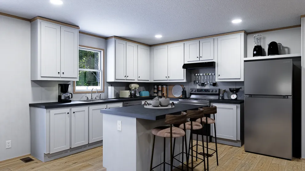 The ELEMENT Kitchen. This Manufactured Mobile Home features 3 bedrooms and 2 baths.