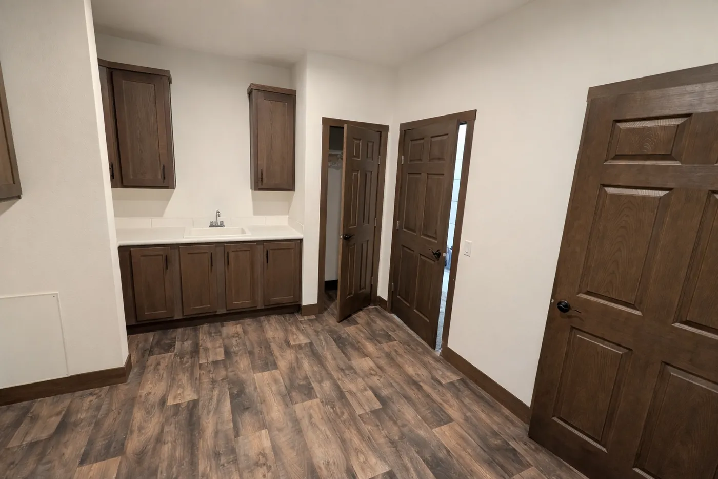The LEGEND 402 MOD Utility Room. This Modular Home features 3 bedrooms and 2 baths.