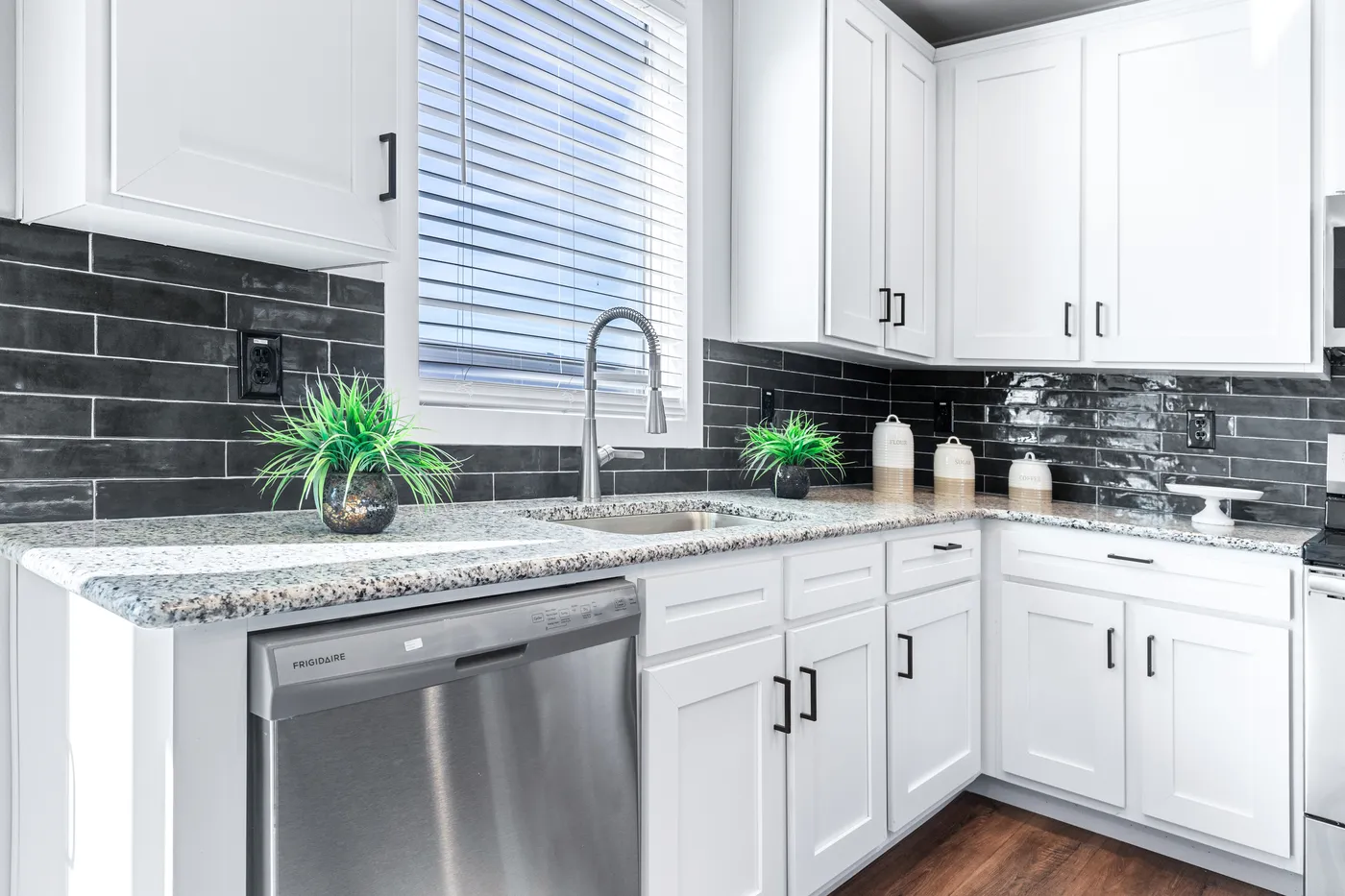 The THE FUJI Kitchen. This Manufactured Mobile Home features 4 bedrooms and 3 baths.