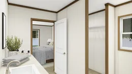 The THE AMBITION Primary Bathroom. This Manufactured Mobile Home features 4 bedrooms and 2 baths.