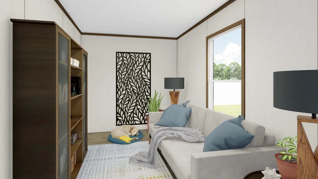 The SPIRIT Guest Bedroom. This Manufactured Mobile Home features 2 bedrooms and 2 baths.