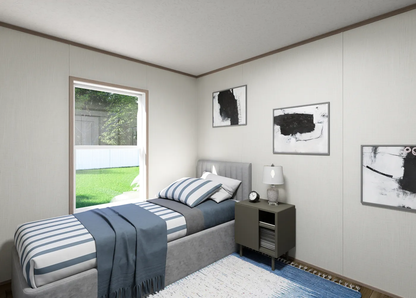 The ASPIRE Bedroom. This Manufactured Mobile Home features 3 bedrooms and 2 baths.