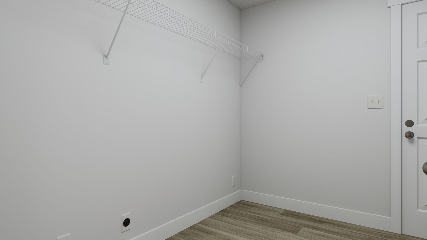 The RIGHT CHOICE 75 Utility Room. This Manufactured Mobile Home features 4 bedrooms and 2 baths.