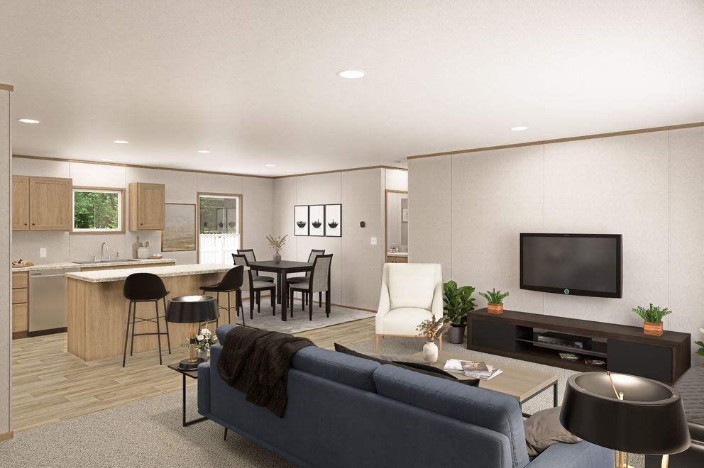 The THE EAGLE 52 Foyer. This Manufactured Mobile Home features 3 bedrooms and 2 baths.