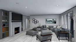 The DIAMOND Living Room. This Manufactured Mobile Home features 3 bedrooms and 2 baths.