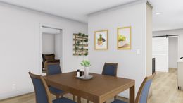 The 2001 "LET IT BE" 5628 Dining Area. This Manufactured Mobile Home features 3 bedrooms and 2 baths.