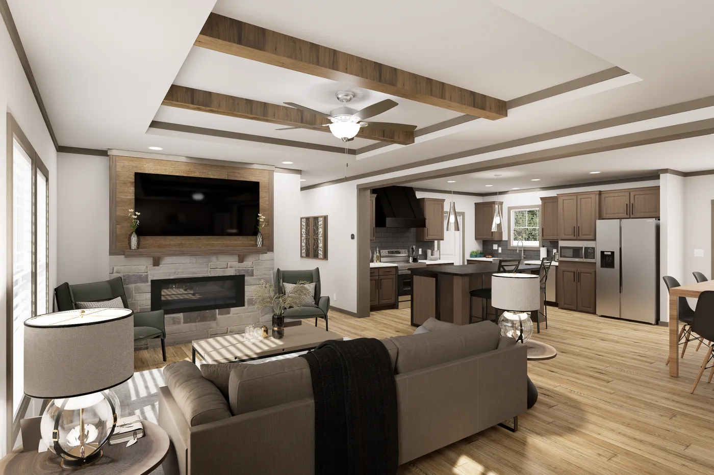 The EASY LIVIN' Foyer. This Manufactured Mobile Home features 3 bedrooms and 2 baths.