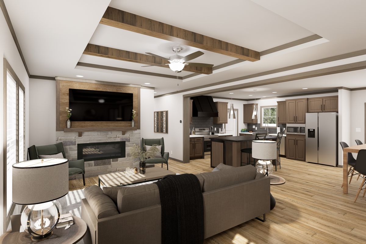 The EASY LIVIN' Foyer. This Manufactured Mobile Home features 3 bedrooms and 2 baths.