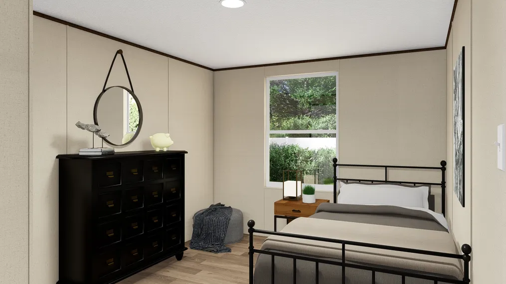 The MARVEL Bedroom. This Manufactured Mobile Home features 4 bedrooms and 2 baths.